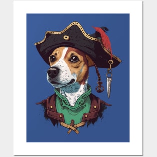 dog pirate Posters and Art